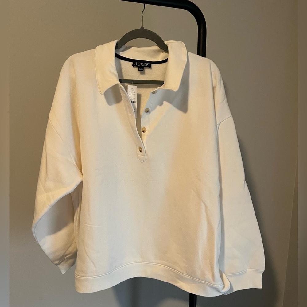 J.Crew Preppy Pullover Sweatshirt NWT